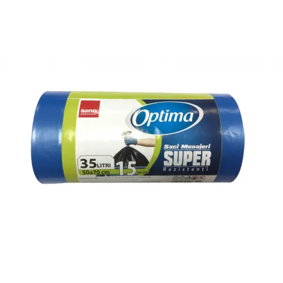 SANO OPTIMA SACI SUPER 35L,15,50*70 ALBASTRI