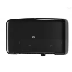 Dispenser de hârtie igienică Tork Twin Mini Jumbo, negru, T2
