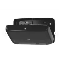 Dispenser de hârtie igienică Tork Twin Mini Jumbo, negru, T2