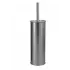 Nofer Classic Perie WC cu suport, montaj pe perete, inox