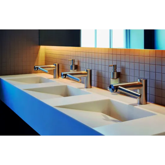 Uscător de mâini Dyson Airblade Wash+Dry, prindere pe lavoar