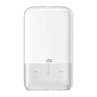 Dispenser alb pentru hartie igienica pliata, bulk, Tork