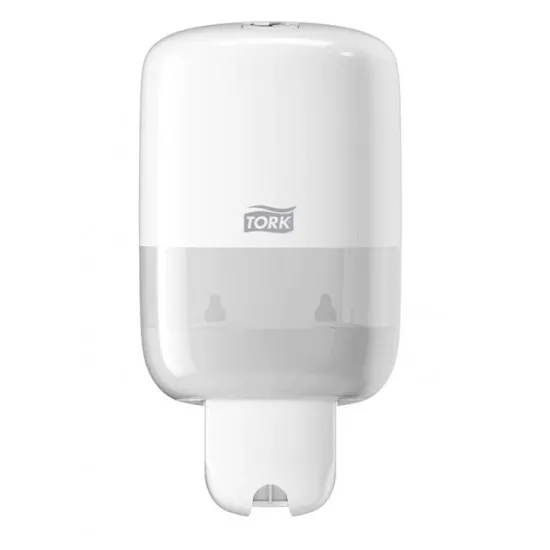 Dozator mic pentru sapun lichid Tork, alb, 475 ml Dozator mic pentru sapun lichid Tork, alb, 475 ml