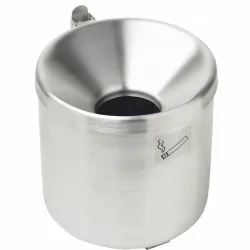 Scrumiera pentru perete, din otel inoxidabil, 9x10 cm