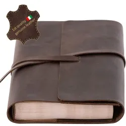 Jurnal piele naturala Vintage, 354 pagini, bloc detasabil, cutie cadou, lucrat manual, maro Jurnal piele naturala Vintage, 354 pagini, bloc detasabil, cutie cadou, lucrat manual, maro