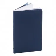Notes Pastel, piele, 12,5x20 cm, velin, albastru