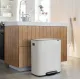 Cos gunoi Bo cu pedala, 2 x 30L - Alb Cos gunoi Bo cu pedala, 2 x 30L - Alb