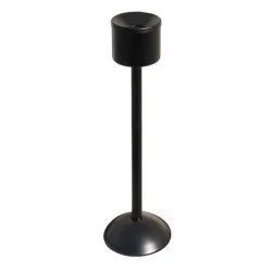 Scrumiera neagra metalica cu picior