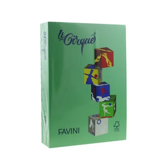 Carton color 160g/mp a4 verde inchis Favini-208 Carton color 160g/mp a4 verde inchis Favini-208