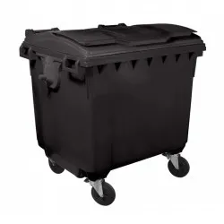 Container HDPE CLF 660L cu capac plat- Transport inclus Container HDPE CLF 660L cu capac plat- Transport inclus
