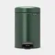 Cos gunoi cu pedala newIcon, 3L - Verde Pin Cos gunoi cu pedala newIcon, 3L - Verde Pin