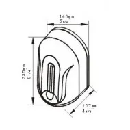 Dozator cu senzor, ABS, pentru sapun lichid, Limpio, 1.1L  Dozator cu senzor, ABS, pentru sapun lichid, Limpio, 1.1L