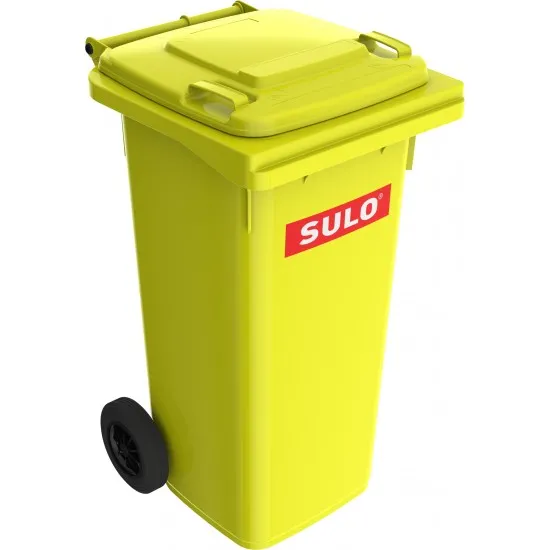 Europubela din material plastic, 240 l culoare galben SULO - Transportul nu este inclus Europubela din material plastic, 240 l culoare galben SULO - Transportul nu este inclus