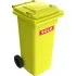 Europubela din material plastic, 240 l culoare galben SULO - Transportul nu este inclus