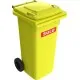 Europubela din material plastic, 240 l culoare galben SULO - Transportul nu este inclus Europubela din material plastic, 240 l culoare galben SULO - Transportul nu este inclus