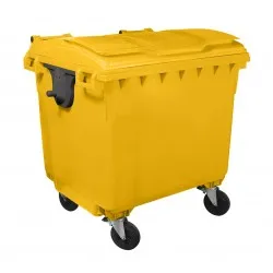 Container HDPE CLF 660L cu capac plat- Transportul nu este inclus Container HDPE CLF 660L cu capac plat- Transportul nu este inclus