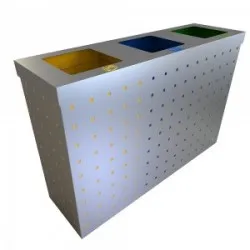 OSLO SS Set de reciclare din otel inoxidabil cu mai multe compartimente OSLO SS Set de reciclare din otel inoxidabil cu mai multe compartimente