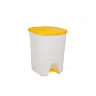 Cos gunoi plastic cu pedala, capacitate 40L