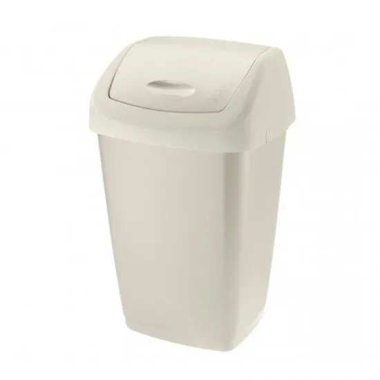 Cos gunoi plastic alb Durapol, 25 L Cos gunoi plastic alb Durapol, 25 L