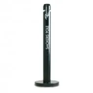 Scrumiera metalica tubulara pentru exterior