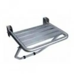 Scaun pliant cu suport, inox lucios, Mediclinics Scaun pliant cu suport, inox lucios, Mediclinics