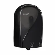 Dispenser Autocut din plastic pentru role de hartie igienica, negru - Jumbo Identity, LUCART