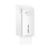Dispenser hartie igienica pliata, otel, alb, Mediclinics