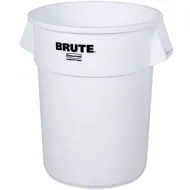 Container rotund Brute, 37.9 L, alb, RUBBERMAID