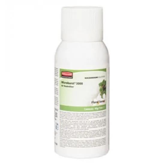 Odorizant dispenser Microburst 3000 - Floral Sense, 1x75 ml, RUBBERMAID Odorizant dispenser Microburst 3000 - Floral Sense, 1x75 ml, RUBBERMAID