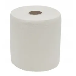 Prosop cu derulare externa, 2 straturi, alb, celuloza 100%,  AQAS, 100m 