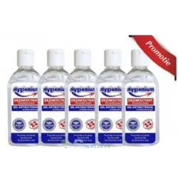 Pachet 5 x gel antibacterian si dezinfectant Hygienium 50ml