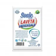 Laveta universala din bumbac, Sonic 25 x 25 cm, 3 buc/ set