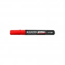 Marker Creta Lichida, varf rotund, rosu