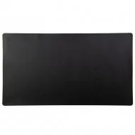 Mousepad gaming Flexi XXL, din piele, cu doua fete, pentru protectie birou, UNIKA, negru/gri
