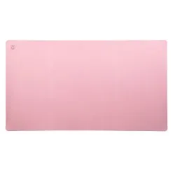 Mousepad gaming Flexi XXL, din piele, cu doua fete, pentru protectie birou, UNIKA, roz/ gri