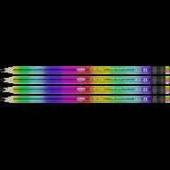 Creion negru cu radiera curcubeu daco cg108 Creion negru cu radiera curcubeu daco cg108