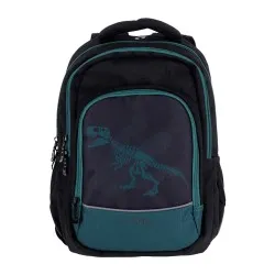 Ghiozdan Strigo Misty+ Black Dinosaur PL004, 24L, 39X27X18cm
