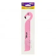 Riglă Strigo plastic Flamingo 15 cm SSC360