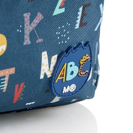 Ghiozdan Miquelrius, 340 x 230 x 90 mm, 1 compartiment, desing litere Ghiozdan Miquelrius, 340 x 230 x 90 mm, 1 compartiment, desing litere