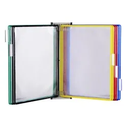 Kit complet Tarifold de perete, magnetic, A4, 10 display-uri, multicolor Kit complet Tarifold de perete, magnetic, A4, 10 display-uri, multicolor