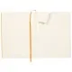 Notebook  A4+ Rhodiarama, 80 file, ivory dictando, galben