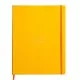 Notebook  A4+ Rhodiarama, 80 file, ivory dictando, galben