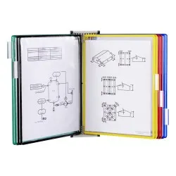 Kit complet Tarifold de perete, magnetic, A4, 10 display-uri, multicolor