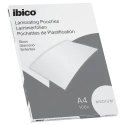 Folie de laminat, Ibico, A4, 100 microni, 100 bucati/set Folie de laminat, Ibico, A4, 100 microni, 100 bucati/set