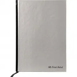 Agenda Pukka Pads Silver Casebound A5, dictando, 192 pag, coperta intarita Agenda Pukka Pads Silver Casebound A5, dictando, 192 pag, coperta intarita