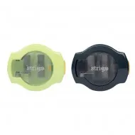 Ascutitoare Strigo, doua orificii, cu capac, 4 culori Ascutitoare Strigo, doua orificii, cu capac, 4 culori