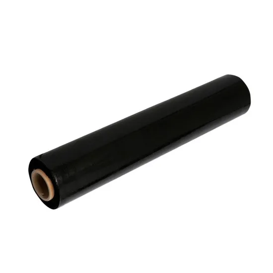 Folie stretch, manuala, neagra, 2.4 kg Folie stretch, manuala, neagra, 2.4 kg