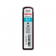 Mine creion mecanic Rotring, 0.7 mm , B, 12 bucati/cutie Mine creion mecanic Rotring, 0.7 mm , B, 12 bucati/cutie