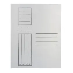 Dosar plic, carton, alb, 10 bucati/set