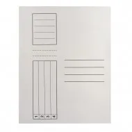 Dosar plic, carton, alb, 25 bucati/set